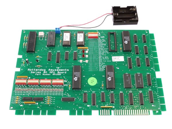 MPU080 Board, Gottlieb Systems S80, S80A