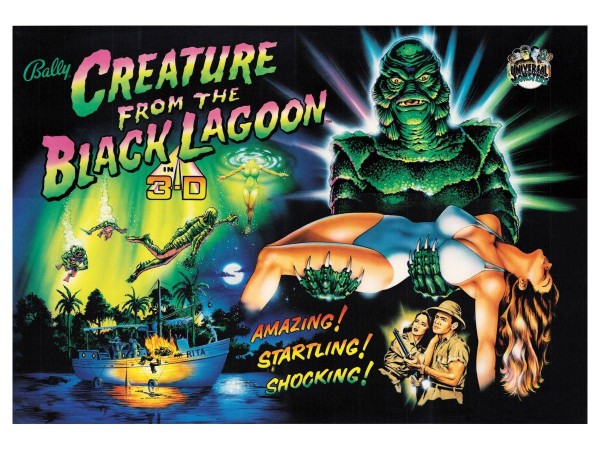 Translite for Creature from the Black Lagoon