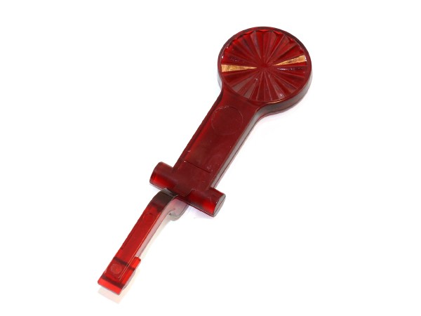 Stern/Sega Target, red transparent, round (545-6075-02)