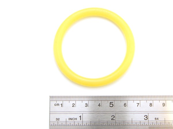 Gummi Ring 2" (50mm) - premium hellgelb