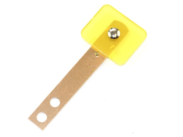 Target yellow transparent, rectangular