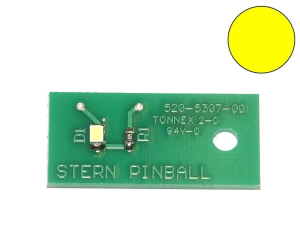 LED Board yellow, single (Stern 520-5307-00)