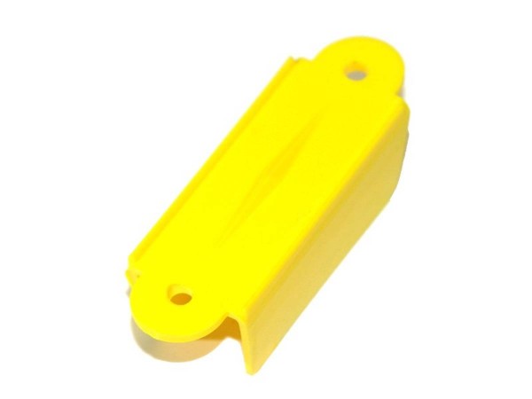 Lane Guide 2-1/8", yellow opaque double sided