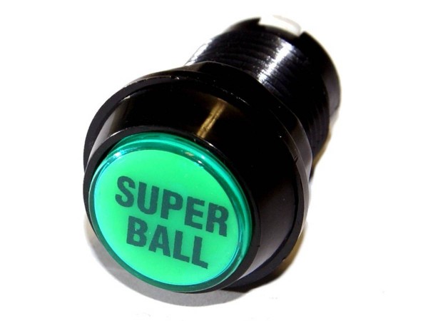 Button "Super Ball", grün